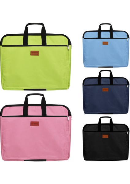 Type2-Lacivert Tarzı A4 Boyutlu Çift Katmanlı Dosya Çantası Oxford Kumaş Büyük Kapasiteli Su Geçirmez Dosya Klasörü Tutmaç Fermuar Tuval Iş Kitap Dosyası (Yurt Dışından) fırsatları