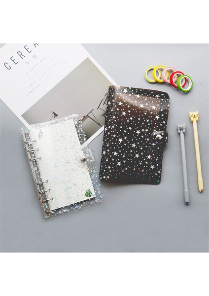 Açık Yeşil Tarzı Yeni Yaratıcı Buket A6 Cilt Pvc Altı Delikli Sıkma Yaprak Kabuk El Kitabı Sıkma Defter Ofis Kırtasiye Malzemeleri (Yurt Dışından) fırsatları