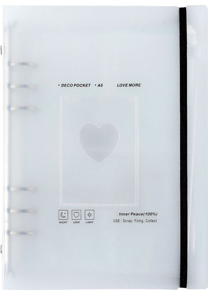 Bağlayıcı 02 Stili A5 Mat Binder Depolama Topla Kitap Kore Idol Fotoğraf Organizatörü Günlük Takvim Planlayıcı Albüm Kart Kitap Okul Malzemeleri (Yurt Dışından)