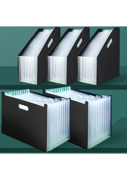 A-Balck Tarzı Masa Dosya Klasör Belge Kağıt Düzenleyici Depolama Tutucu Çok Katmanlı Genişleyen Kutu Okul Ofis Kırtasiye (Yurt Dışından) fiyatları