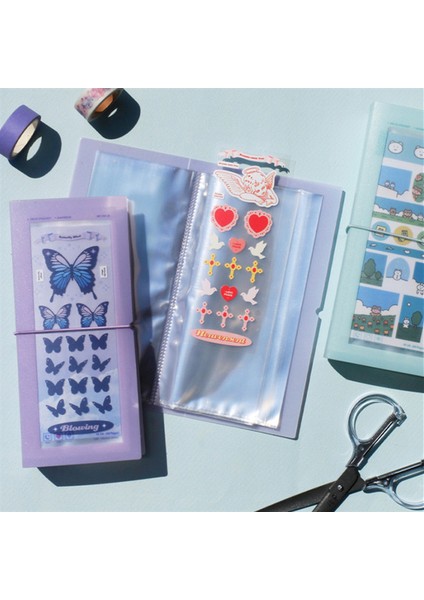 No.2 Tarzı 30 Yuva Sticker Saklama Hacmi Dosyalama Ürünleri Içine Sticker Eklemek Spiral Defter Klasörü Idol Kart Dekoratif Sticker Saklama Kitabı (Yurt Dışından) fiyatları