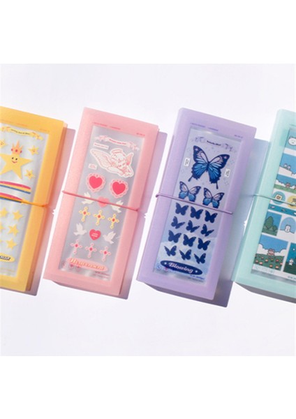 No.2 Tarzı 30 Yuva Sticker Saklama Hacmi Dosyalama Ürünleri Içine Sticker Eklemek Spiral Defter Klasörü Idol Kart Dekoratif Sticker Saklama Kitabı (Yurt Dışından) modelleri