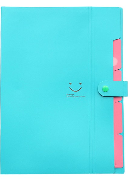 No.5 Tarzı Kawaii Dosya Düzenleme Klasörü A4 Dosya Belge Çanta Cüzdan Klasör Tutucu Organizer Fermuar Okul Ofis Kırtasiye (Yurt Dışından)