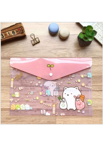F Stili Yeni Hayvan Dosya Tutucu Kırtasiye A4 Klasörler Şirin Kağıt Depolama Yenilik Pvc Çanta Öğrenci Dosya Düzenleyici Kawaii Ofis Portföyü (Yurt Dışından)