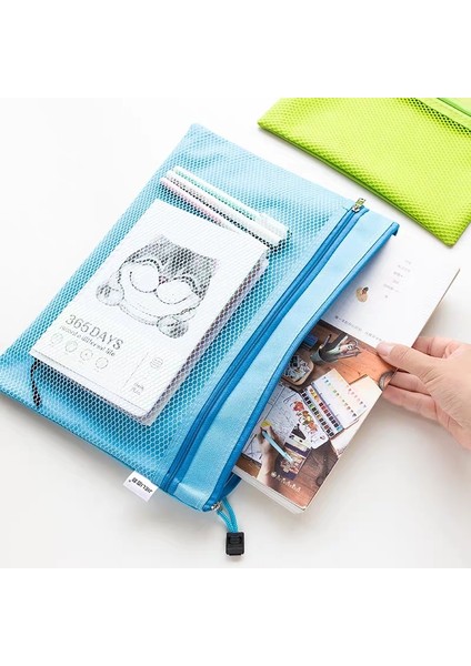 Mor Tarzı Yeni Gelen 1 Adet Su Geçirmez 2 Katmanlı Tuval Fermuarlı A4 Dosya Klasörü Belge Kağıt Düzenleyici Depolama Koruyucu Çanta Kırtasiye (Yurt Dışından) modelleri