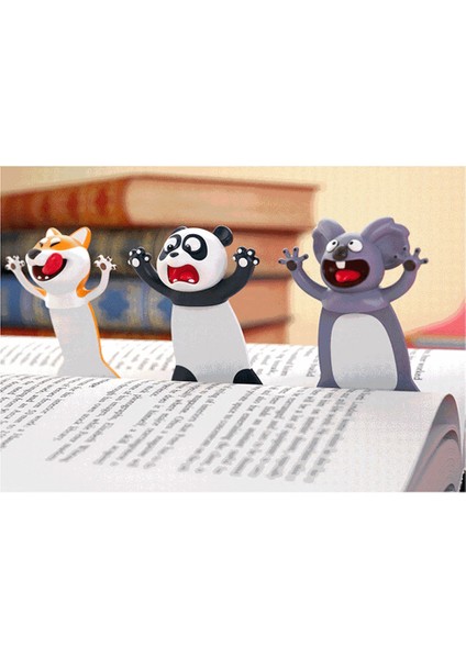 Roket Tarzı Yeni 3D Çizgi Film Komik Kitap Ayraçları Sevimli Hayvan Stili Ayraçlar Kırtasiye Pvc Kedi Fok Ahtapot Okyanus Serisi Okul Malzemeleri (Yurt Dışından) modelleri