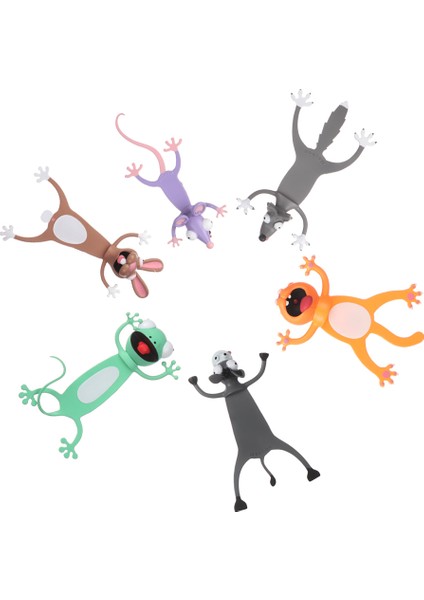 Roket Tarzı Yeni 3D Çizgi Film Komik Kitap Ayraçları Sevimli Hayvan Stili Ayraçlar Kırtasiye Pvc Kedi Fok Ahtapot Okyanus Serisi Okul Malzemeleri (Yurt Dışından) fırsatları