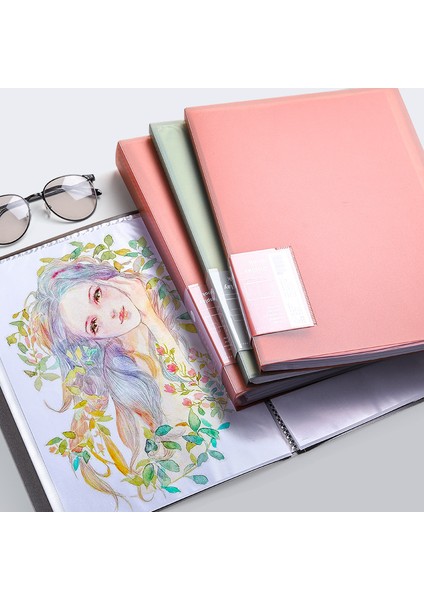 30 Yaprak Kahverengi Tarzı A4 Boyutunda Piyano Mürekkep Levha Belge Dosya Saklama Organizatörü Pp Mat Katlı Dosya Ofis Dosyaları (Yurt Dışından) fırsatları