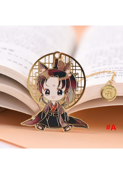 B1 Stili The Untamed Mo Dao Zu Shi Büyücü Ustası Wei Wuxian Lan Wangji Metal Oyma Ayraç (Yurt Dışından)