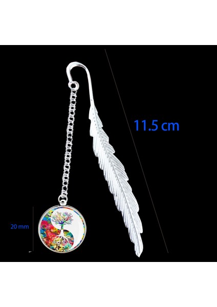 No.9 Tarzı Hayat Ağacı Ayet Kitap Ayracı Inanç Inanç Kolye Kitap Ayırıcı Okuma Kitap Ayırıcı Marque Page Mate - (Yurt Dışından)