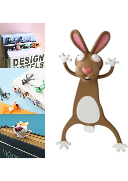 Koala Tarzı Yaratıcı 3D Stereo Ayraç Sevimli Karikatür Hayvan Işaretleyici Kawaii Kedi Panda Ayraç Sayfaları Çocuklar Okul Kırtasiye Malzemeleri (Yurt Dışından) fırsatları