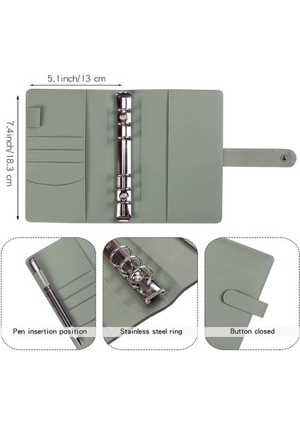 No.1 Tarzı A6 Pu Deri Defter Cüzdan Bütçe Nakit Zarflar Planlayıcı Organizatör, Cüzdan Cebi, Kategoriler Etiket Etiketleri İle Para Biriktirme (Yurt Dışından) fırsatları