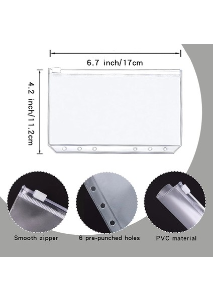No.1 Tarzı A6 Pu Deri Defter Cüzdan Bütçe Nakit Zarflar Planlayıcı Organizatör, Cüzdan Cebi, Kategoriler Etiket Etiketleri İle Para Biriktirme (Yurt Dışından) indirimleri