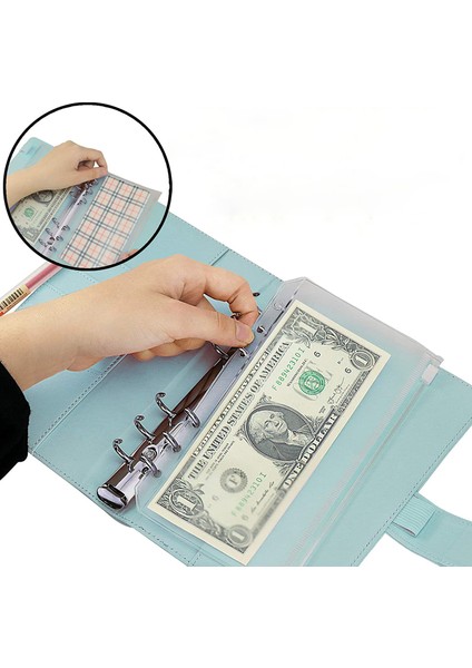 Mavi Stil A6 Pu Bütçe Cüzdanı Defter Fermuar Cebi Makaron Lazer Renkli Kapak Günlük Ajanda Planlayıcı Dosya Okul Malzemeleri (Yurt Dışından) fırsatları