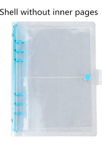 Mavi Stil Ezone A5 Dosyalama Klasörü Şeffaf Saklama Albümü Polaroid 3 Ioto Organizatör Toplama Kitabı Idol Kart Kitabı Parlak Kırtasiye (Yurt Dışından)