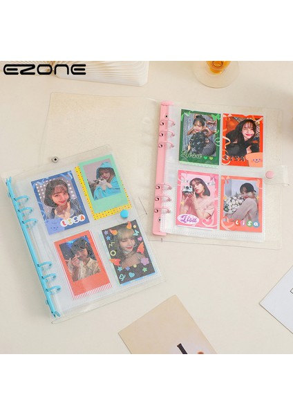 Mavi Stil Ezone A5 Dosyalama Klasörü Şeffaf Saklama Albümü Polaroid 3 Ioto Organizatör Toplama Kitabı Idol Kart Kitabı Parlak Kırtasiye (Yurt Dışından) fiyatları