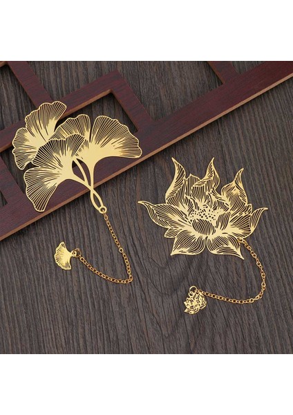 Stil 3 Stil Çin Tarzı Metal Oyuk Yaprak Ayraç Lotus Yaprak Ayraç Yaratıcı Kırtasiye Ince Tatil leri Sanat Aksesuarları - (Yurt Dışından) fırsatları