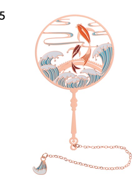 Bstyle 5 Stili Kitap Ayracı Püskül Kolye Retro Kitap Klipsi Metal Sayfalama Işareti Ofis Malzemeleri Öğrenci si (Yurt Dışından)