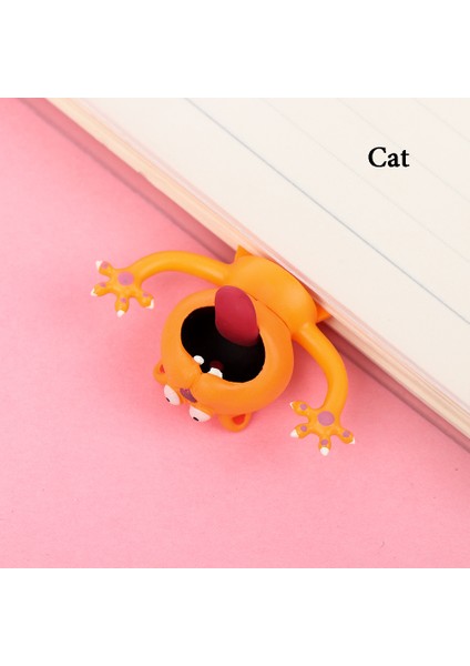 Kedi Stili Korkmuş Panda Kedi Shiba Inu Yaratıcı Komik Pvc 3D Kitap Ayracı Karikatür Hayvan Fok Ahtapot Canlı Kitap Işaretciler Çocuklar Için (Yurt Dışından)