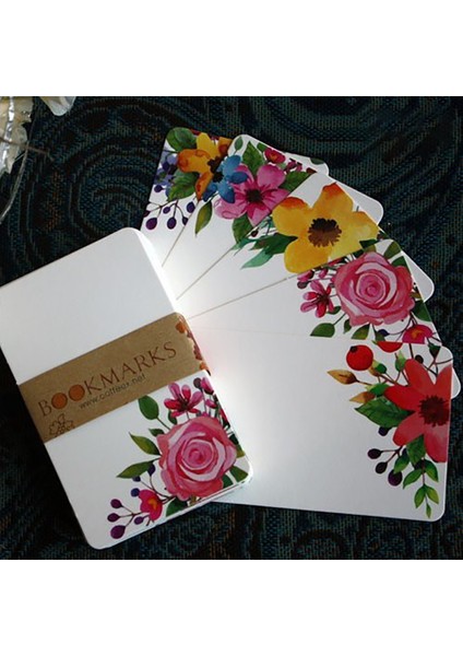 50 Adet B Tarzı Kitaplar Için Vintage Çiçekli Kağıt Kitap Ayraçları Papeleria Dıy Etiketler Posta Kartı Okul Ofis Okuma (Yurt Dışından)