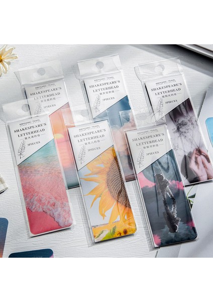 No.3 Tarzı Shakespeare Mektupları Serisi Yer Işareti Pvc Mat Okuma Yer Işareti Alacakaranlık Galaksi Deniz Kitap Sayfa Işareti Kırtasiye Malzemeleri (Yurt Dışından)