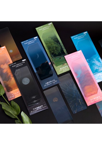 D Stili Gökyüzü Bulutları İle Transparan Kitap Ayraçları Seti - Öğretmenler Ve Kızlar Için Ofis Ve Okul Için Benzersiz (Yurt Dışından) fiyatları