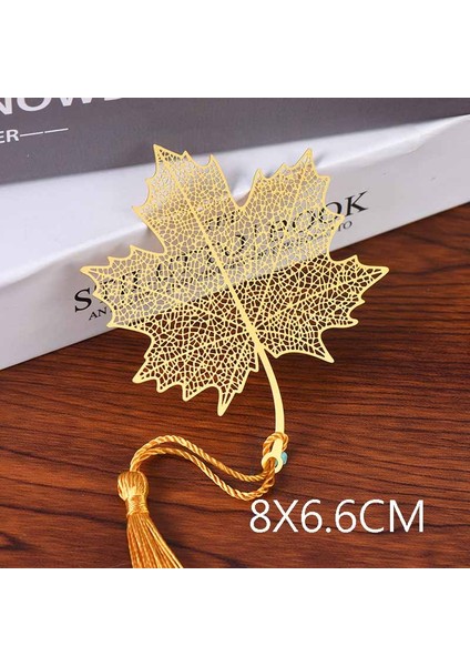 C Stili Öğrenci Çin Tarzı Kırtasiye Retro Metal Ayraçlar Oyuk Ginkgo Biloba Akçaağaç Yaprak Lotus Damar Kitap Ayraçları ler (Yurt Dışından)