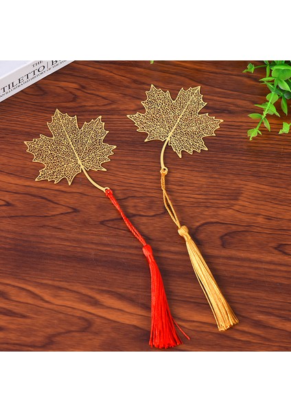 C Stili Öğrenci Çin Tarzı Kırtasiye Retro Metal Ayraçlar Oyuk Ginkgo Biloba Akçaağaç Yaprak Lotus Damar Kitap Ayraçları ler (Yurt Dışından) fırsatları