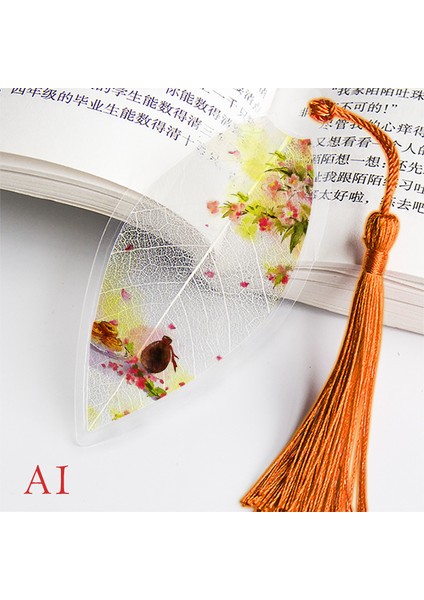 No.14 Tarzı Çin Tarzı Yaprak Damarı Ayraç Pembe Kız Kalp Antika Manzara Ayraç Ofis Okul Öğrenci Kırtasiye Malzemesi (Yurt Dışından) fırsatları