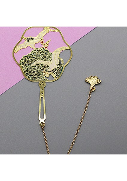 J Tarzı Metal Ayraç Grup Faese Stil Renk Pirinç Kolye Retro Öğrenci Kitap Malzemeleri Ayraç (Yurt Dışından)