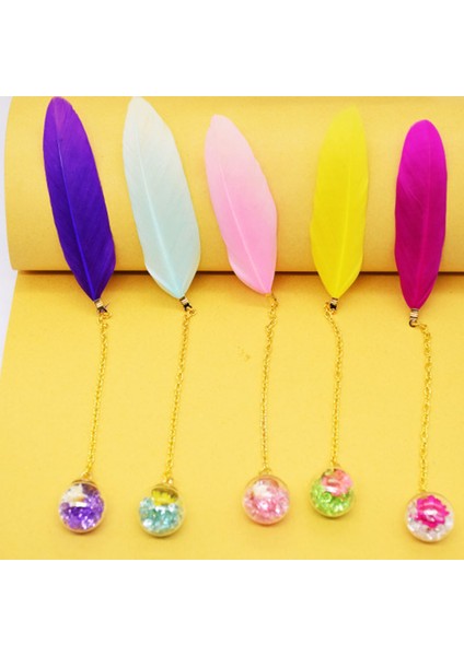 Pembe Tarzı Renkli Kitaplar Okul Kırtasiye Malzemeleri Ofis Malzemeleri - Cam Toplu Sevimli Tüy Toplu Yüzük Ayraçlar (Yurt Dışından) fırsatları