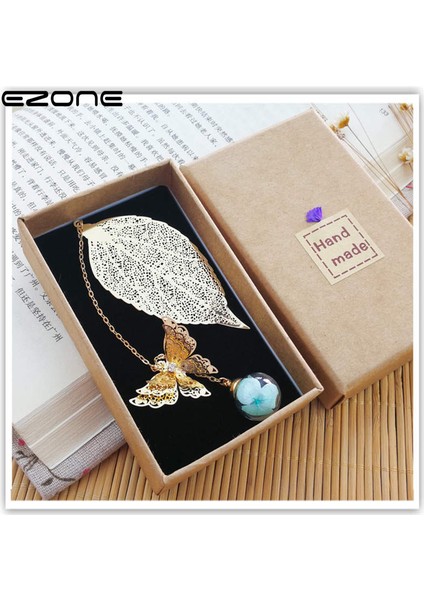 T3 Stili Ezone 1 Adet Metal Yaratıcı Metal Yaprak Kelebek Ölümsüz Çiçek Kitap Ayracı Arkadaşlar Için Antika Metal Kitap Ayracı Kırtasiye (Yurt Dışından) fiyatları