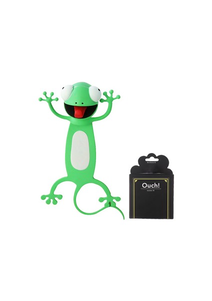 Geko Stili Yaratıcı 3D Stereo Yer Işareti Sevimli Karikatür Hayvan Işaretçi Çocuk ler Okul Kırtasiye Malzemeleri Kawaii Kedi Panda Sayfa Yer Işareti (Yurt Dışından)