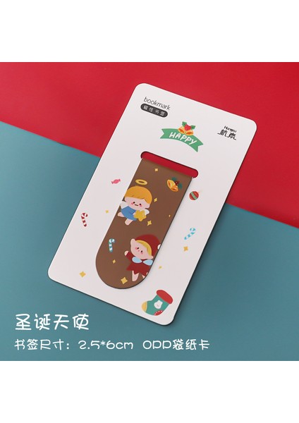 B Tarzı Mengtaute Noel Kar Magnetik Ayraç Okuma Ayraç Kırtasiye Malzemesi Okul Ofis Malzemesi (Yurt Dışından)