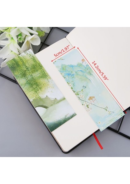 No.4 Tarzı Yaratıcı Çin Tarzı Kağıt Ayraç Boyama Kartları Retro Güzel Kutulu Ayraç Anma leri W8Ed (Yurt Dışından) modelleri