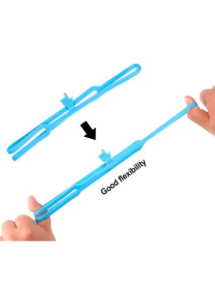 2 Kırmızı Stil Kitaplar Için Silikon Parmak Gösterge Ayraç 8 Inç Renkli Esnek Kauçuk Kayış Kitap Işaretleyici Okuma Sayfa Tutucu Ofis Okulu A6468 (Yurt Dışından) fırsatları