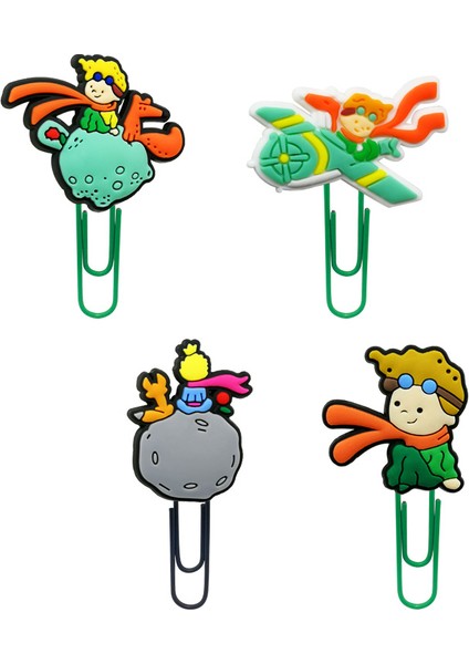 4124-02 8'Li Stil Çocuk Edebiyatı Pvc Kitap Ayraç Sayfa Tutucu Kağıt Klips Okul Ve Ofis Malzemeleri Öğrenci Kırtasiye Aksesuar (Yurt Dışından) fiyatları