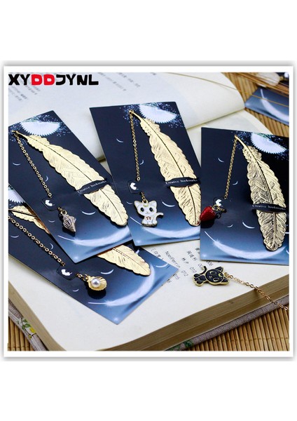 Alma Stili 1 Adet Retro Metal Tüy Ayraç Marque Sayfa Yaratıcı Kitap Işareti Kore Ofis Malzemeleri Paketi Okul Malzemeleri (Yurt Dışından) fiyatları