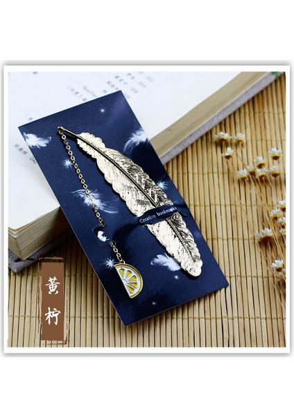 Alma Stili 1 Adet Retro Metal Tüy Ayraç Marque Sayfa Yaratıcı Kitap Işareti Kore Ofis Malzemeleri Paketi Okul Malzemeleri (Yurt Dışından) indirimleri