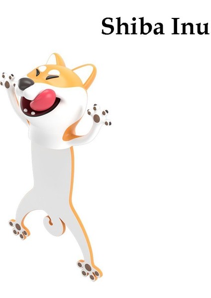 Shiba Inu Tarzı 3D Stereo Karikatür Hayvan Ayraç Yaratıcı Okyanus Serisi Ayraç Ahtapot Kedi Panda Shiba Inu Okuma Etiketleri Çocuk Öğrenme (Yurt Dışından)