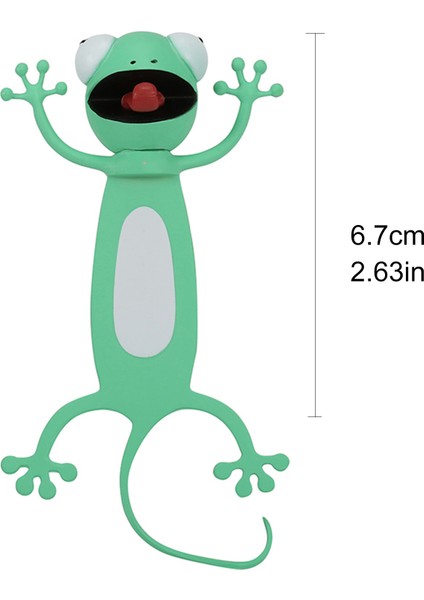 Geko Stili Yaratıcı 3D Stereo Ayraç Sevimli Karikatür Hayvan Işaretleyici Kawaii Kedi Panda Ayraç Sayfaları Çocuklar Okul Kırtasiye Malzemeleri (Yurt Dışından)