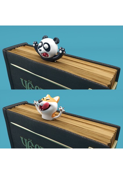 Shiba Inu Tarzı Yaratıcı 3D Panda Shiba Inu Komik Pvc Kitap Ayraçları Sevimli Kitap Işaretçileri Karikatür Hayvan Ayraçları Sevimli Gerçek Ahtapot Okul Malzemeleri (Yurt Dışından) fırsatları