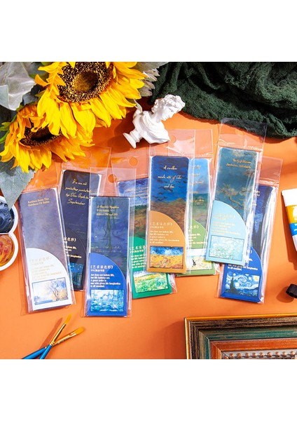 Bir Stil Sanatçı Renkli Yağlı Boya Tablo Ayracı Pvc Okuma Ayracı Van Gogh Yıldızlı Gökyüzü Kitap Sayfa Işaretçisi Kırtasiye Malzemeleri (Yurt Dışından) fiyatları