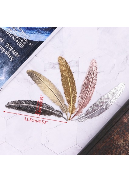 Bz Tarzı Yaratıcı Yaprak Şekilli Metal Kitap Ayracı Ofis Okul Kitap Ayracı Kitaplar Için E-Ticaret Ayracı (Yurt Dışından) fırsatları
