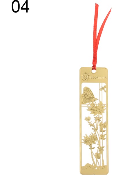 C-4 Stili Retro Çin Tarzı Oyuk Metal Ayraç Cetvel Kitap Tutucu Çok Fonksiyonlu Kitap Klipsi Çocuk si Okul Ofis Kırtasiye Malzemeleri (Yurt Dışından)