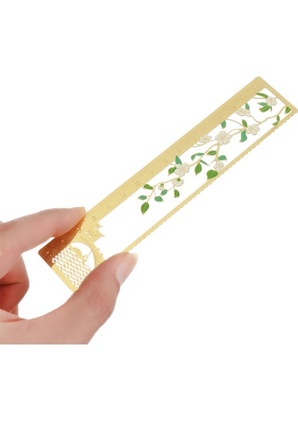 C-4 Stili Retro Çin Tarzı Oyuk Metal Ayraç Cetvel Kitap Tutucu Çok Fonksiyonlu Kitap Klipsi Çocuk si Okul Ofis Kırtasiye Malzemeleri (Yurt Dışından) indirimleri