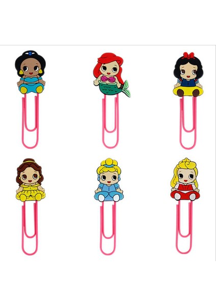 Siyah Stil Yeni Çizgi Prenses Ayraçlar Sevimli Kağıt Klibi Süper Kitap Tutucu Kırtasiye Ofis Okul Malzemeleri G260 (Yurt Dışından) fiyatları