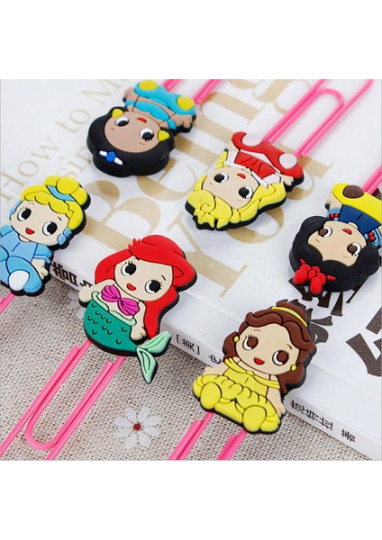 Siyah Stil Yeni Çizgi Prenses Ayraçlar Sevimli Kağıt Klibi Süper Kitap Tutucu Kırtasiye Ofis Okul Malzemeleri G260 (Yurt Dışından) modelleri