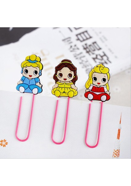 Siyah Stil Yeni Çizgi Prenses Ayraçlar Sevimli Kağıt Klibi Süper Kitap Tutucu Kırtasiye Ofis Okul Malzemeleri G260 (Yurt Dışından) fırsatları