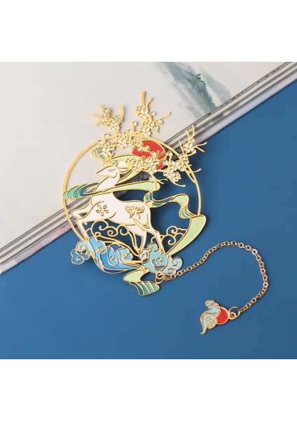 Balina Tarzı Feniks Kitap Ayracı Klasik Metal Oyuk Kitap Tutucu Çin Tarzı Okul Öğrenci Ofis Kırtasiye Sanat Dekorasyon Anı Ürünü (Yurt Dışından) fırsatları